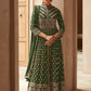 Salwar Suit Georgette Green Embroidered Salwar Kameez