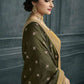 Trendy Suit Georgette Silk Green Embroidered Salwar Kameez