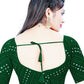 Blouse Georgette Green Embroidered Blouse