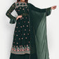 Trendy Suit Georgette Green Multi Salwar Kameez