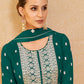 Trendy Suit Georgette Green Embroidered Salwar Kameez