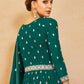 Trendy Suit Georgette Green Embroidered Salwar Kameez