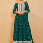 Trendy Suit Georgette Green Embroidered Salwar Kameez