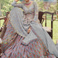 Lehenga Choli Georgette Grey Digital Print Lehenga Choli