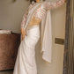 Classic Georgette Off White Embroidered Saree