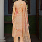 Straight Salwar Suit Georgette Orange Digital Print Salwar Kameez