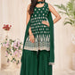 Trendy Suit Georgette Green Embroidered Salwar Kameez