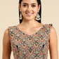 Designer Blouse Georgette Multi Colour Embroidered Blouse