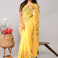 Trendy Saree Georgette Mustard Embroidered Saree