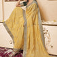 Trendy Saree Georgette Mustard Patch Border Saree