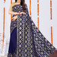 Contemporary Georgette Blue Sequins Saree