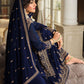 Trendy Suit Georgette Blue Embroidered Salwar Kameez