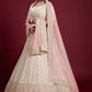 Lehenga Choli Georgette Off White Dori Work Lehenga Choli