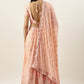 Lehenga Choli Georgette Peach Embroidered Lehenga Choli