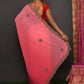Classic Georgette Pink Hand Work Saree