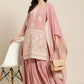Salwar Suit Georgette Pink Foil Print Salwar Kameez