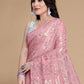 Trendy Saree Georgette Pink Sequins Saree