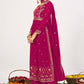 Salwar Suit Georgette Rani Embroidered Salwar Kameez