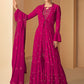 Salwar Suit Georgette Rani Embroidered Salwar Kameez