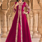 Floor Lenght Salwar Suit Georgette Rani Embroidered Salwar Kameez