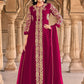 Floor Lenght Salwar Suit Georgette Rani Embroidered Salwar Kameez