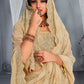 Trendy Saree Georgette Beige Embroidered Saree