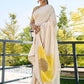 Classic Georgette Off White Swarovski Saree