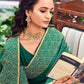 Trendy Saree Georgette Sea Green Patch Border Saree