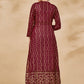 Salwar Suit Georgette Maroon Sequins Salwar Kameez