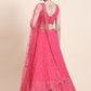 Lehenga Choli Georgette Pink Sequins Lehenga Choli