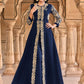 Salwar Suit Georgette Blue Embroidered Salwar Kameez