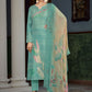 Straight Salwar Suit Georgette Turquoise Digital Print Salwar Kameez