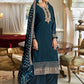 Salwar Suit Georgette Teal Diamond Salwar Kameez