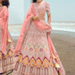 Lehenga Choli Georgette Pink Dori Work Lehenga Choli