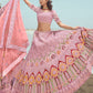 A Line Lehenga Georgette Pink Dori Work Lehenga Choli