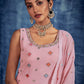 Salwar Suit Georgette Pink Hand Work Salwar Kameez