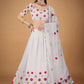 Lehenga Choli Georgette White Embroidered Lehenga Choli