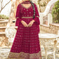 Trendy Suit Georgette Rani Diamond Salwar Kameez