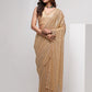 Trendy Saree Georgette Beige Embroidered Saree