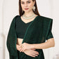Contemporary Georgette Green Embroidered Saree