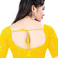 Blouse Georgette Yellow Embroidered Blouse