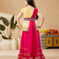 Lehenga Choli Net Gold Embroidered Kids