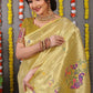 Contemporary Banarasi Silk Gold Weaving Saree