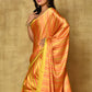 Classic Satin Gold Digital Print Saree