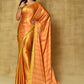 Classic Satin Gold Digital Print Saree