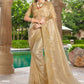 Designer Silk Gold Embroidered Saree