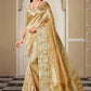 Classic Handloom Silk Gold Embroidered Saree