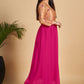 Gown Georgette Rani Woven Gown