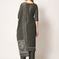 Pant Style Suit Muslin Green Embroidered Salwar Kameez