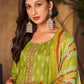 Salwar Suit Pashmina Green Digital Print Salwar Kameez